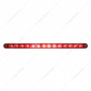 14 LED 12" Sequential Light Bar With Bezel - Red LED/Red Lens