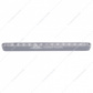 14 LED 12" Sequential Light Bar With Bezel - Amber LED/Clear Lens