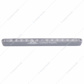 14 LED 12" Sequential Light Bar With Bezel - Red LED/Clear Lens