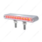 20 LED 6-1/2" Double Face Light Bar - Amber & Red LED/Clear Lens