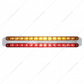 Dual 14 LED 12" Light Bars - Amber & Red LED