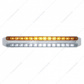 Dual 14 LED 12" Light Bars - Amber & White LED/Amber & Clear Lens