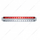 Dual 14 LED 12" Light Bars - Red & White LED/Red & Clear Lens