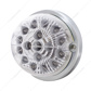 17 LED Dual Function Watermelon Clear Reflector Flush Mount Kit - Red LED/Clear Lens