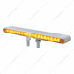 38 LED 12" Reflector Double Face Light Bar - Amber & Red LED/Amber & Red Lens