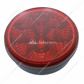 12 LED 4" Round Reflector Light (Stop, Turn & Tail) - Red LED/Red Lens (Bulk)
