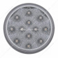 12 LED 4" Round Reflector Light (Stop, Turn & Tail) - Red LED/Clear Lens