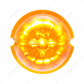 17 LED Watermelon Cab Light - Amber LED/Amber Lens (Bulk)
