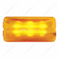 6 LED Rectangular Light (Clearance/Marker) - Amber LED/Amber Lens