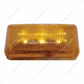 6 LED Rectangular Light (Clearance/Marker) - Amber LED/Amber Lens (Bulk)