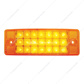 21 LED Reflector Rectangular Light (Clearance/Marker) - Amber LED/Amber Lens