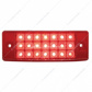 21 LED Reflector Rectangular Light (Clearance/Marker) - Red LED/Red Lens (Bulk)