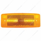 8 LED Rectangular Light (Clearance/Marker) With Reflex Lens - Amber LED/Amber Lens