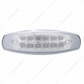 12 LED Reflector Rectangular Light With Bezel (Clearance/Marker) - Amber LED/Clear Lens