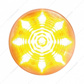 9 LED 2" Round Beehive Light (Clearance/Marker) - Amber LED/Clear Lens