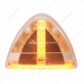 30 LED Low Profile Turn Signal Light For 1987-2007 Peterbilt 379/378/357 - Amber LED/Clear Lens