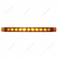 11 LED 17" Turn Signal Light Bar - Amber LED/Amber Lens (Bulk)