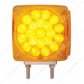 45 LED Double Stud Double Face Turn Signal Light - Amber & Red LED