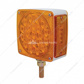 45 LED Single Stud Double Face Turn Signal Light - Amber LED