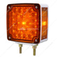 52 LED Double Stud Double Face Turn Signal Light - Amber & Red LED