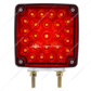 52 LED Double Stud Double Face Turn Signal Light (Driver) - Amber & Red LED/Amber & Red Lens