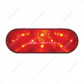 10 LED 6" Oval Light (Stop, Turn & Tail) - Red LED/Red Lens (Bulk)
