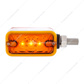 6 LED Single Function Double Face Light - Horizontal Mount - Amber & Red LED/Amber & Red Lens