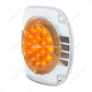 22 LED Turn Signal Light For 1996-2010 Freightliner Century - Amber LED/Clear Lens