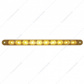 10 LED 9" Turn Signal Light Bar - Amber LED/Amber Lens (Bulk)