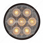 7 LED 4" Competition Series Turn Signal Light - Amber LED/Clear Lens