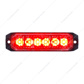 6 High Power LED "Competition Series" Slim Warning Light - Red