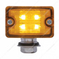 4 LED Small Rod Light -Amber LED/Amber Lens