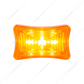 3 LED Rectangular Clearance/Marker Light-Amber LED/Amber Lens