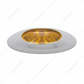 16 LED Phantom I Reflector Light (Clearance/Marker) - Amber LED/Amber Lens