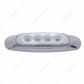 4 LED Reflector Light (Clearance/Marker) - Red LED/Clear Lens