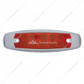 10 LED Reflector Rectangular Light (Clearance/Marker) - Red LED/Red Lens