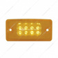 8 LED Reflector Cab Light For Freightliner Century (1996-2011) And Columbia (2001-2017) - Amber LED/Amber Lens