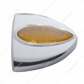 39 LED Teardrop Headlight Turn Signal Light Cover For Peterbilt - Amber LED/Amber Lens