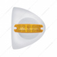 10 LED Reflector Headlight Turn Signal Light Cover - Amber LED/Amber Lens