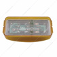 3 LED Reflector Light (Clearance/Marker) - Amber LED/Amber Lens