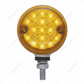 15 LED 3" Dual Function Reflector Single Face Light - Amber LED/Amber Lens