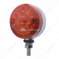 15 LED 3" Reflector Single Face Light - Red LED/Red Lens