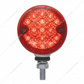 15 LED 3" Reflector Single Face Light - Red LED/Red Lens