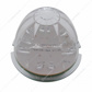 17 LED Watermelon Flush Mount Kit With Low Profile Bezel - Amber LED/Clear Lens