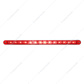 14 LED 12" Light Bar With Bezel (Stop, Turn & Tail) - Red LED/Red Lens