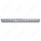 14 LED 12" Light Bar With Bezel (Stop, Turn & Tail) - Red LED/Clear Lens