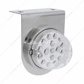 Stainless Light Bracket With 17 LED Dual Function Clear Reflector Light - Clear Lens