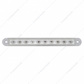 10 LED 6-1/2" Light Bar Only (Stop, Turn & Tail) - Red LED/Clear Lens (Bulk)