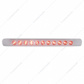 11 LED 17" Light Bar With Bezel (Stop, Turn & Tail) - Red LED/Red Lens