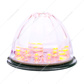 17 LED Dual Function Watermelon Cab Light - Amber LED/Clear Lens (Bulk)